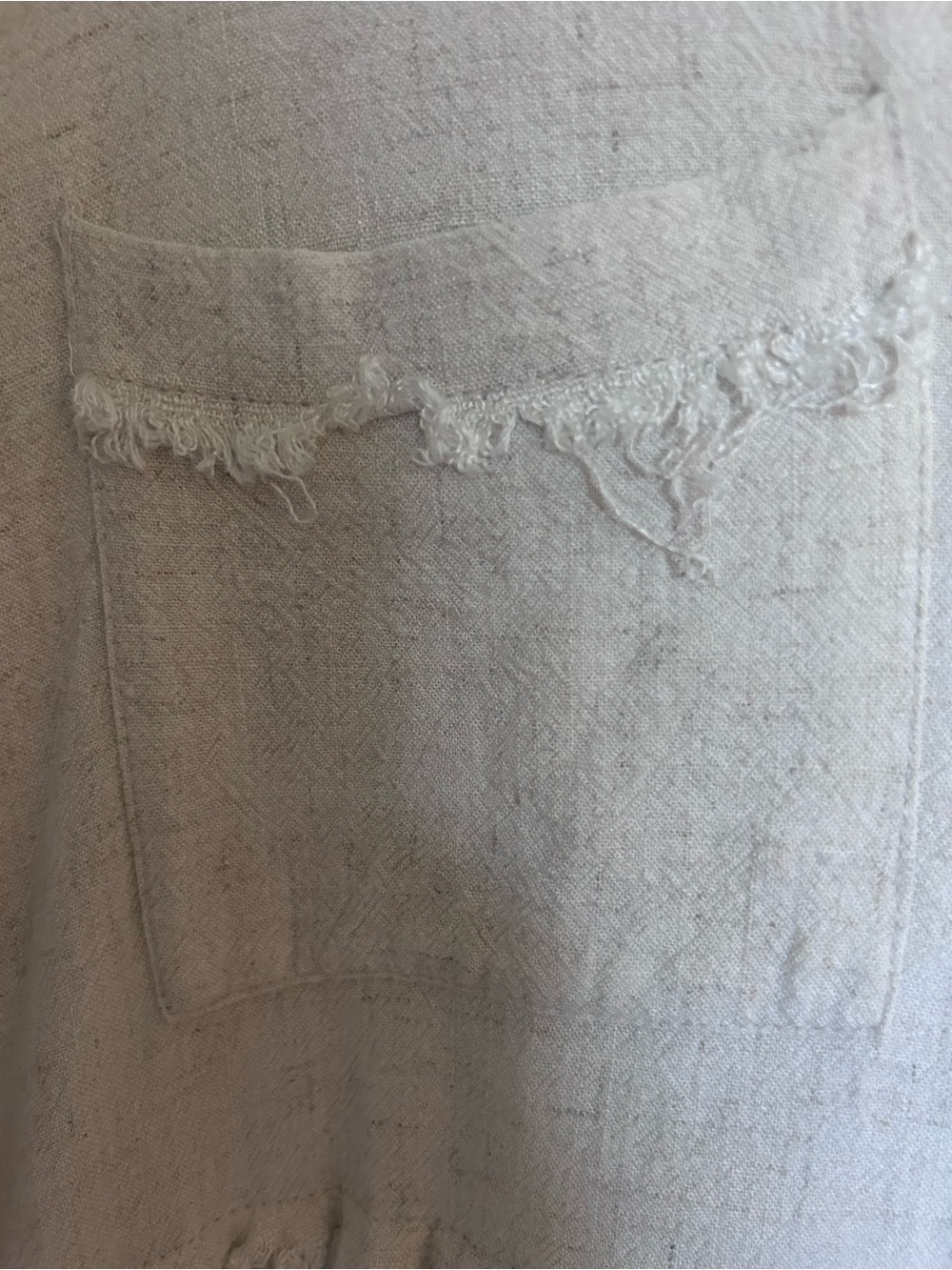 Umgee Light Beige Textured Top - Picture 3 of 7